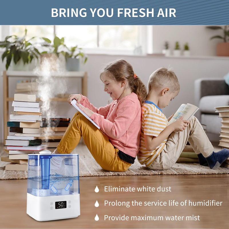 Humidifier Cleaner, Demineralization Cartridge for Most Humidifier 20-Pack Oval Cleaner Blue