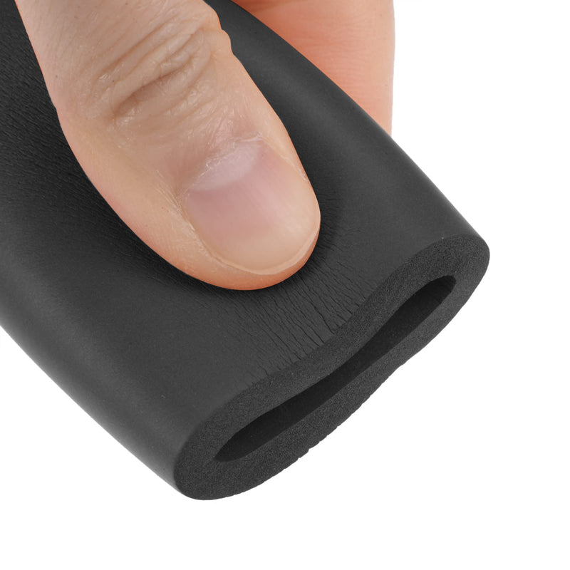 uxcell Foam Tubing for Handle Grip Support, Pipe Insulation, 25mm(1") ID 35mm OD 1m Length Black 25mm x 35mm