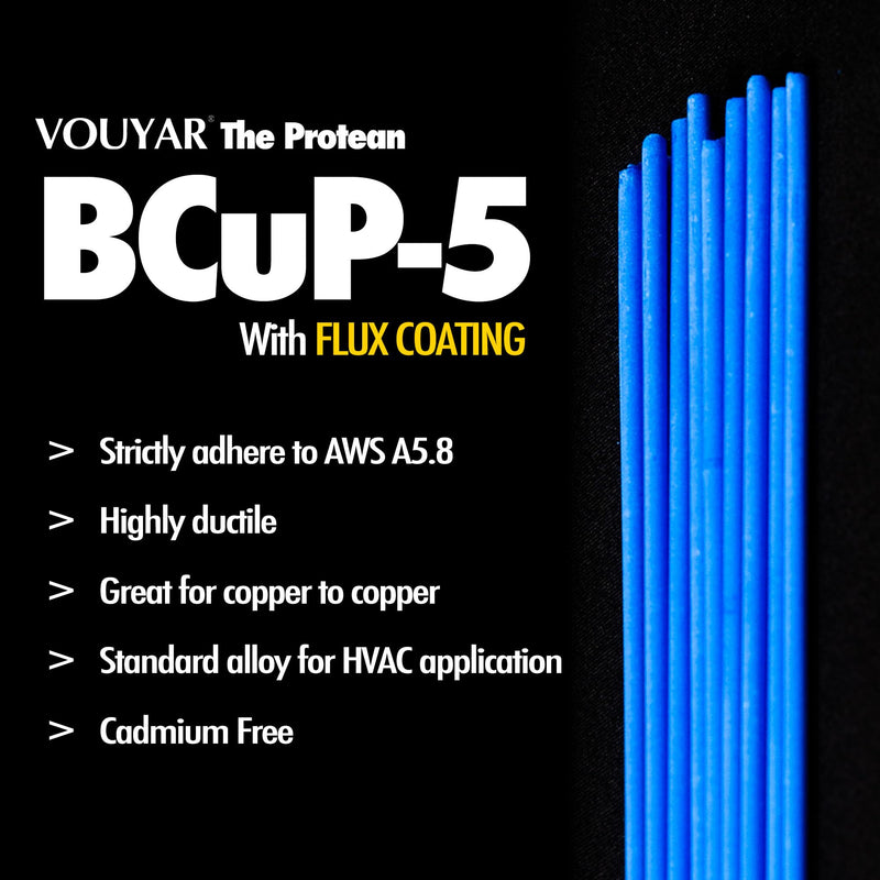 20 Sticks Flux Coated Brazing Rods Bcup-5 15% Silver Solder Phos Copper Brazing Alloys Flat Welding Rods Industry 1/16" x 18" for Air Conditioning Refrigerator Cold Storage HVAC Units Flux Coated 15% Silver