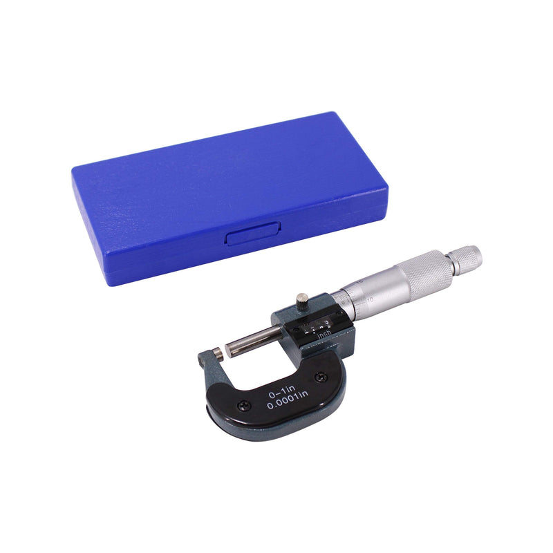 HFS(R) 1" Mechanical Digital Outside Micrometer Digit Counter Carbide Tips 0.0001"