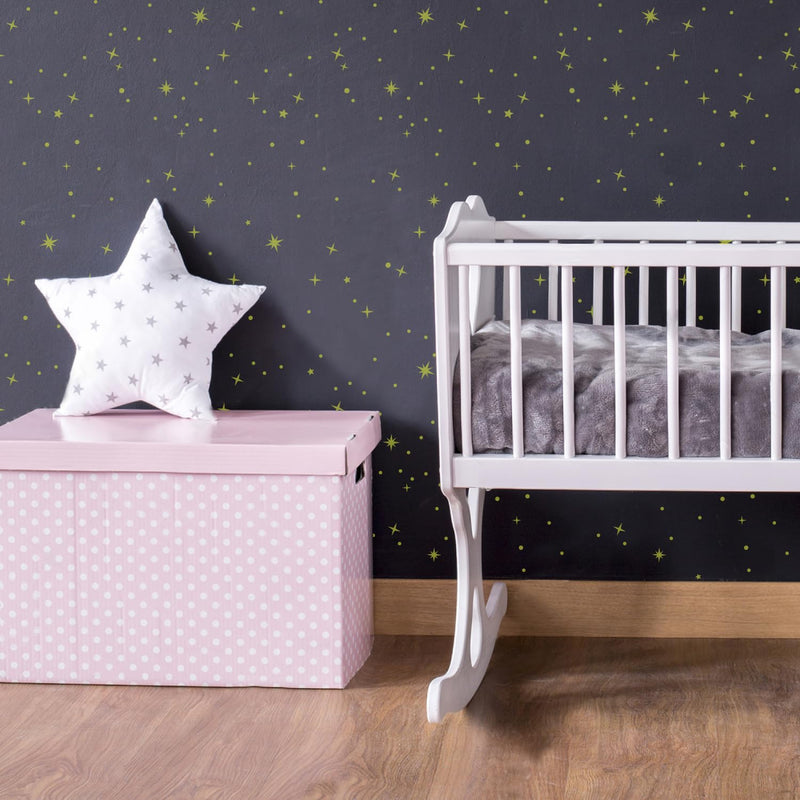 GSS Designs Large Twinkle Stars Stencils 16x24Inch Starlight Star Pattern Nursery Wall Stencils Starry Sky Stencils for Walls Wallpaper Stencil Twinkle Stars 16" x 24"