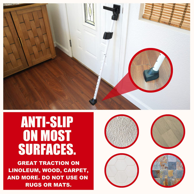SECURITYMAN 2-in-1 Door Security Bar with Alarm & Sliding Door Stopper Security Bar with 120db Loud Siren - Rugged Iron Rated for 400lbs, (Protects Against Scratches) New Model for Wider Compatibility