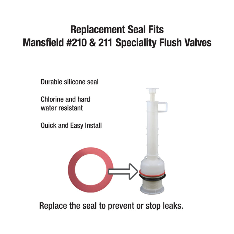 Fluidmaster K-400A-023 Mansfield Toilet Fill Valve and Flush Valve Seal Repair Kit 5.98 x 2.76 x 13.77 cubic inches
