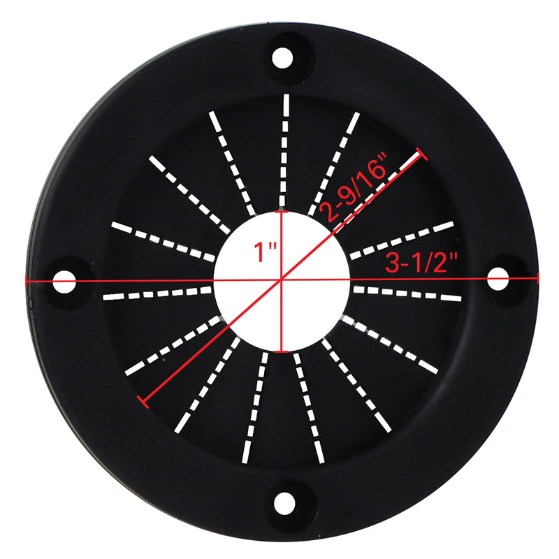 Extreme Max 3005.2183 Rigging Grommet - 3", Black 3" Each