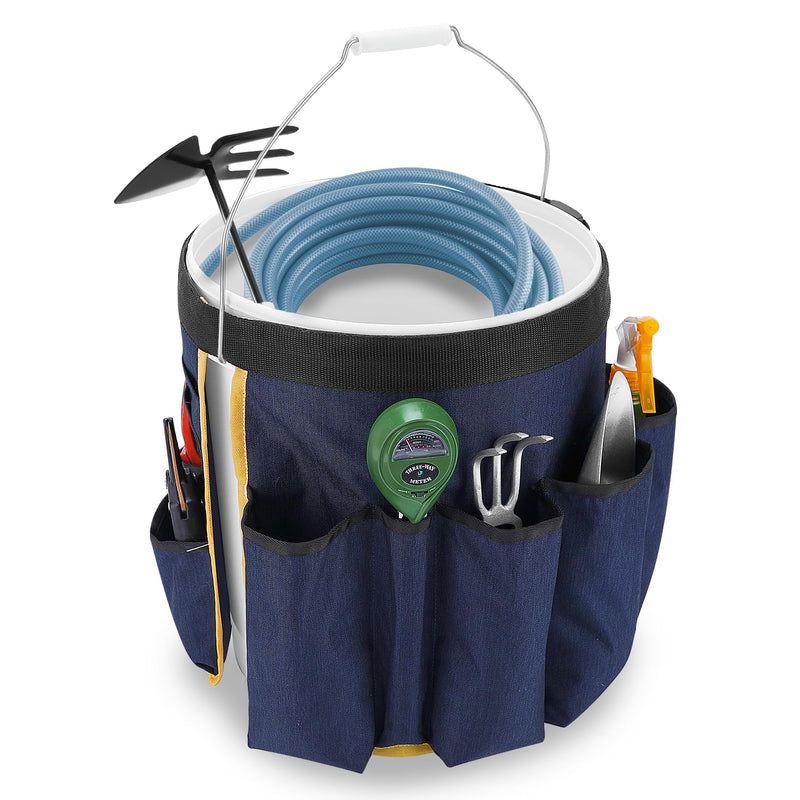 Bucket Tool Organizer，5 Gallon Garden Tool Bucket Organizer, Bucket Tool Caddy Organization for Garden, Construction, Carpenter, Electrician, Builder