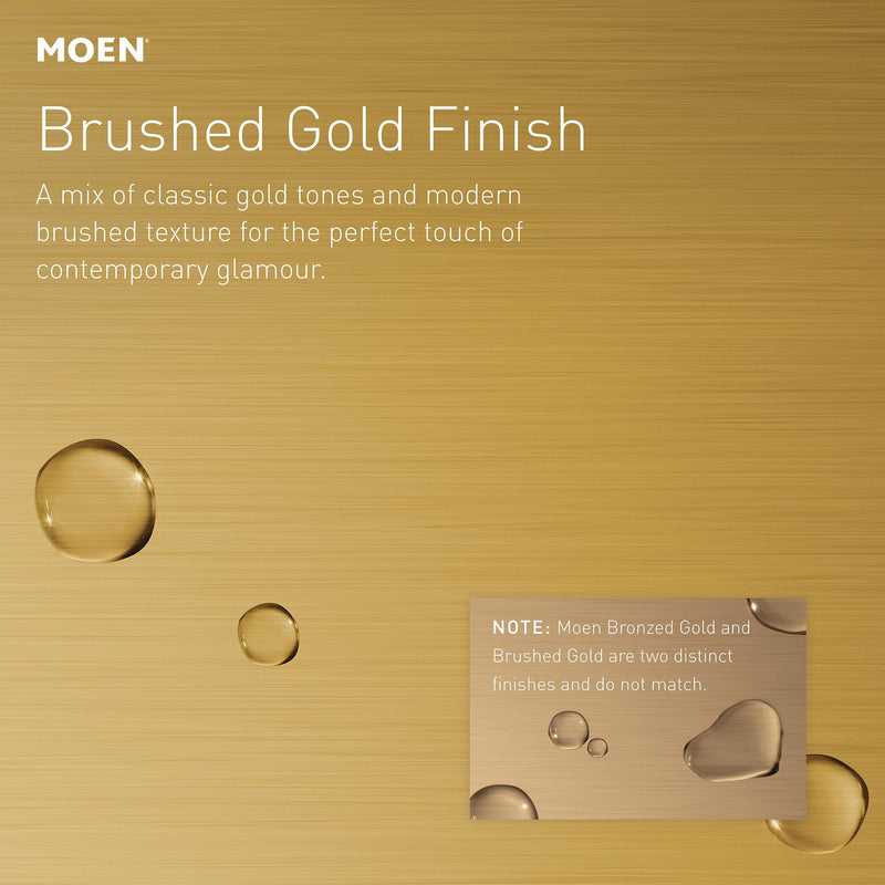 Moen Align Brushed Gold 24-Inch Modern Single -Towel Bar, YB0424BG 24 Inch 24" Towel Bar