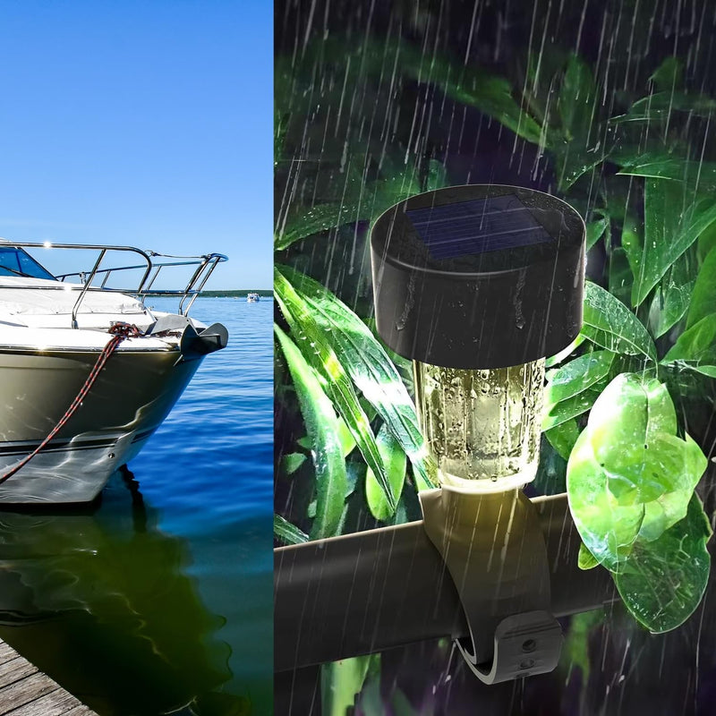 Marine LED Lights,Pontoon,Waterproof Night Fishing Decorations,in Boat Interior,Jon Boat, Yacht, Solar,Night Boat Ramp Marker Decorative Lights