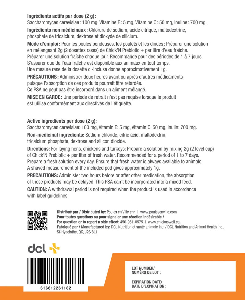 ChicK'N Swell Poultry Prebiotics from Chick'n Prebiotic+ | Supplement with Vitamins for Backyard Chickens and All Poultry of All ages-10.5 oz. - PawsPlanet Australia