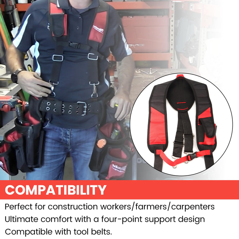 48-22-8145 Padded Rig Replace For Milwau-kee Tool Belt, 48-22-8145 Padded Suspension Rig Use1680 Denier Nylon and All Metal Hardware For Milwau-kee tool bag