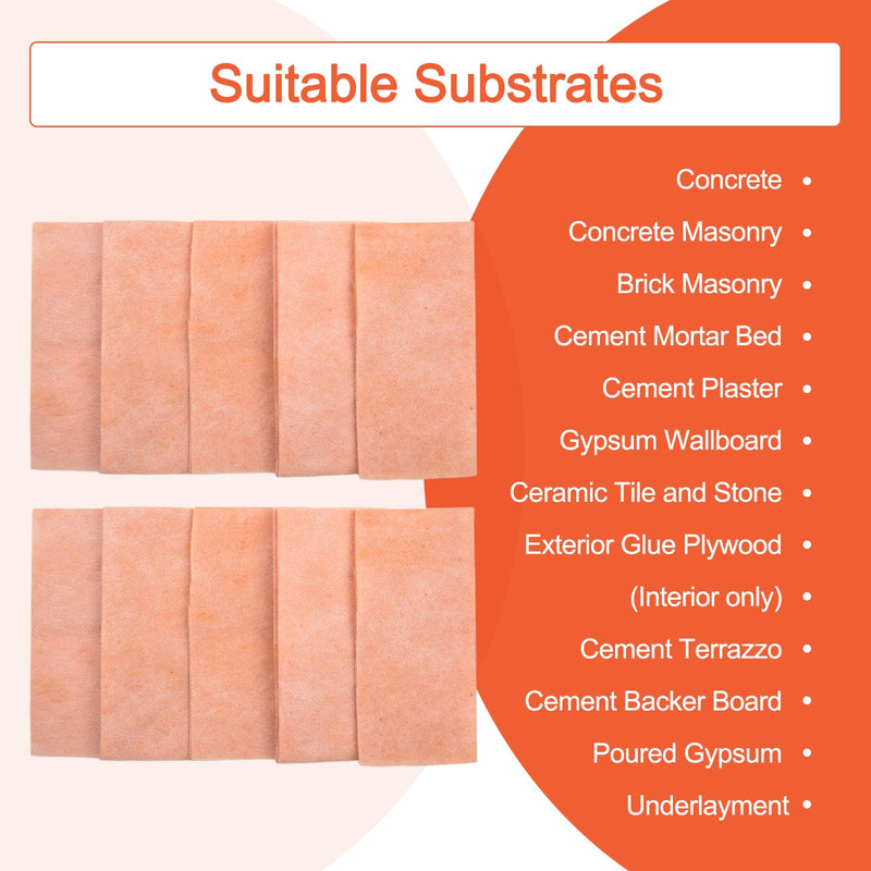 Seamless Corner Membrane, Polyethylene Waterproof Corner Shower Seamless Membrane for Bathtubs and Showers Walls Windows (20Pcs Inside) 20Pcs Inside