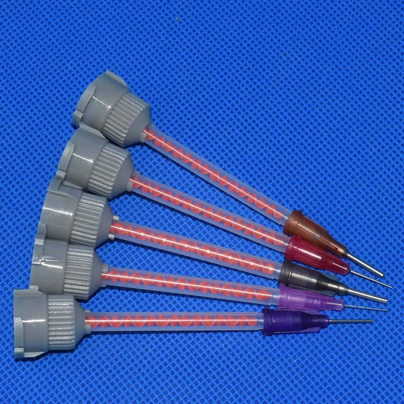 21 Pieces Mixing Nozzles Mixer Tubes Tip 10:1