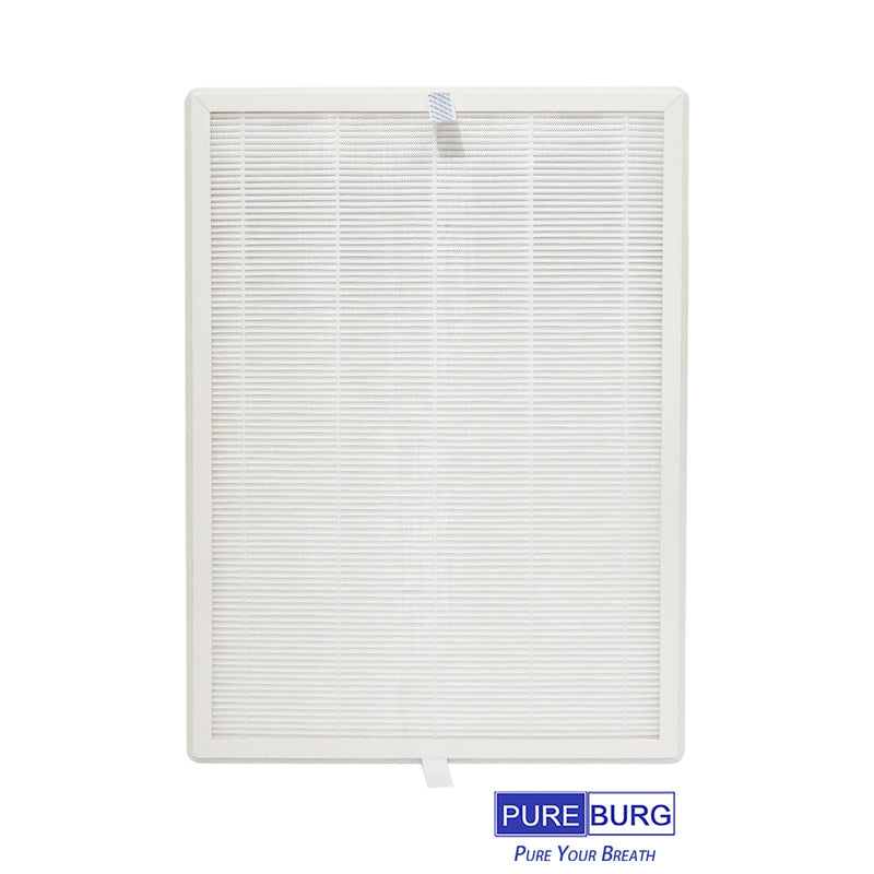 PUREBURG Replacement Filter Compatible with AromaRoom E-400 ＆ VEWIOR ClearAir-A7 Air Purifiers,4-Pack H13 HEPA Activated Carbon 2-in-1 Air Clean Dust VOCs
