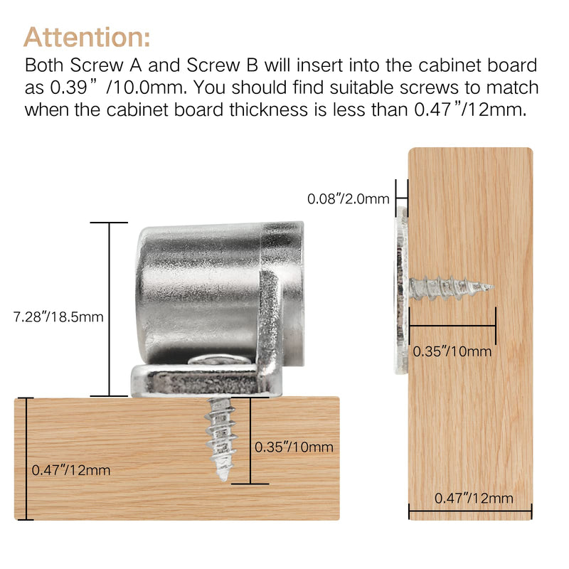 8 Pack Magnetic Door Catch, Neodymium Magnetic Cabinet Door Catch - Silver 8