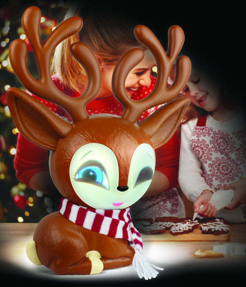 Fawny Talking Animated Reindeer with Built in Projector & Speaker Plug'n Play