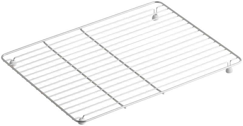 KOHLER K-6237-ST Riverby Left-Hand Sink Rack, Stainless Steel 1.00 x 18.56 x 14.13 inches