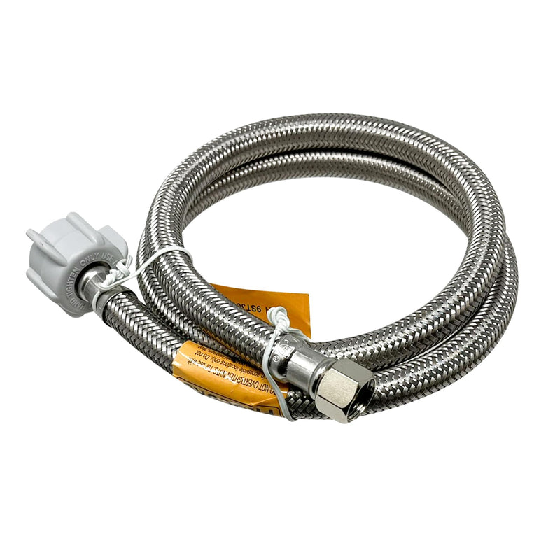 36-Inch x 3/8" Comp x 7/8" BC, Universal Flexible Toilet Connector, Braided Stainless Steel Water Supply Line (9ST36-1P) 1 36 Inch - NewNest Australia