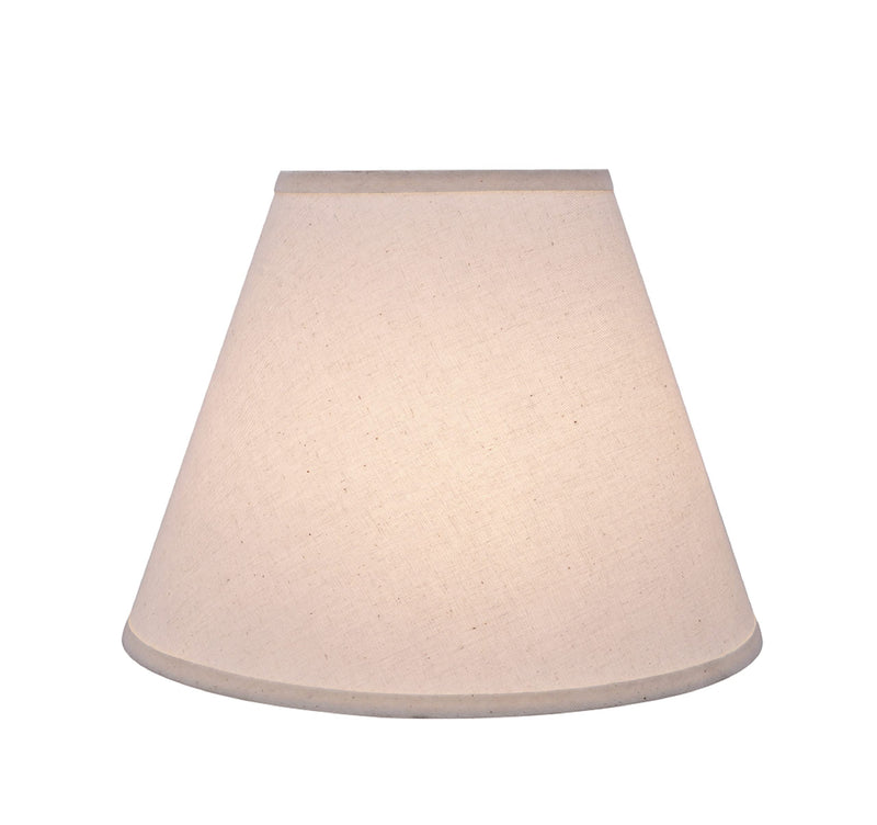 Aspen Creative 32197A Transitional Empire Shape Spider Construction Lamp Shade, Frost, 6" Top x 12" Bottom x 9" Slant Height