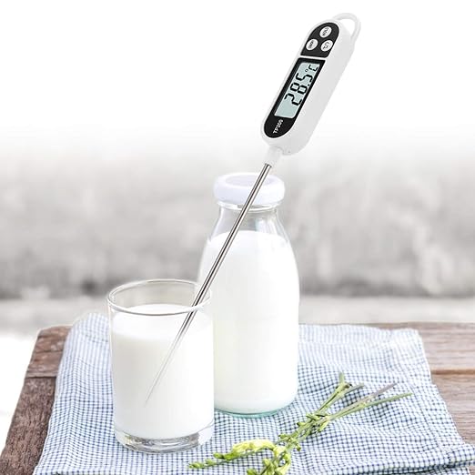 Milk Thermometer Electronic Thermometer Food Thermometer for Testing Liquid Water Baby Milk Oil Temperature - NewNest Australia