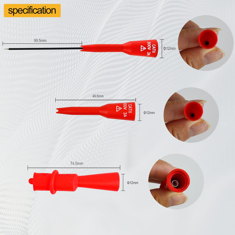 TP920 Test Probe Adapter Set, 300V Voltage, 3A Current, Use for FLUKE TL71 TL75 TL175