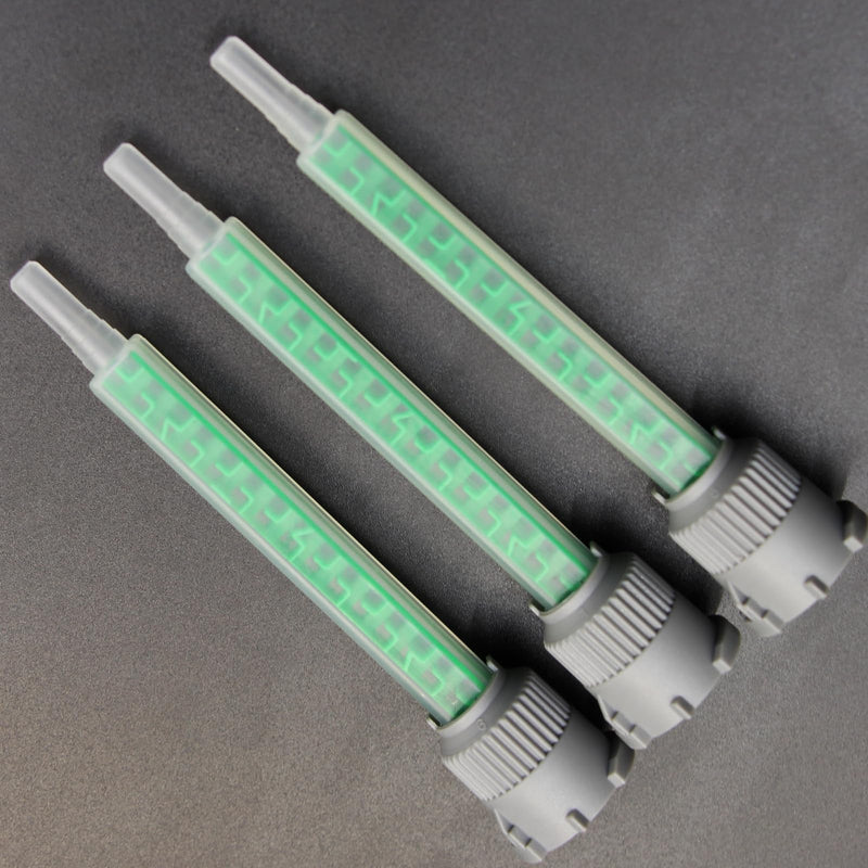 20 Epoxy Mixing Nozzles Adhesive Mixing Nozzle Tips Epoxy Gun Mixer Glue Gun Applicator Kit for 50ml/1.7oz 1:1/2:1 Ratio