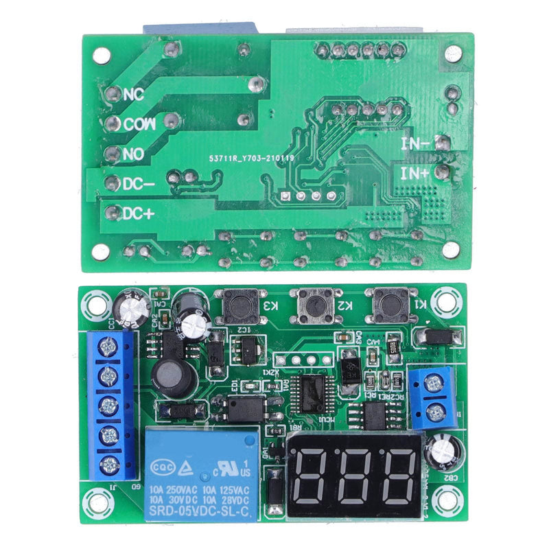 12V DC Current Detection Module Digital Display Current Sensor Module Relay Module Voltage Tester Sensor