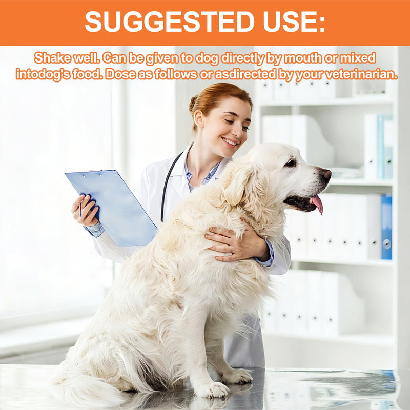 Yeast Infection Drops for Dogs, Yeast Infection Treatment for Dogs - Dog Ear, Paw & Skin Itch Relief, Improves Coat & Skin, Inflammation Relief - 2 fl oz (60ml) (1)
