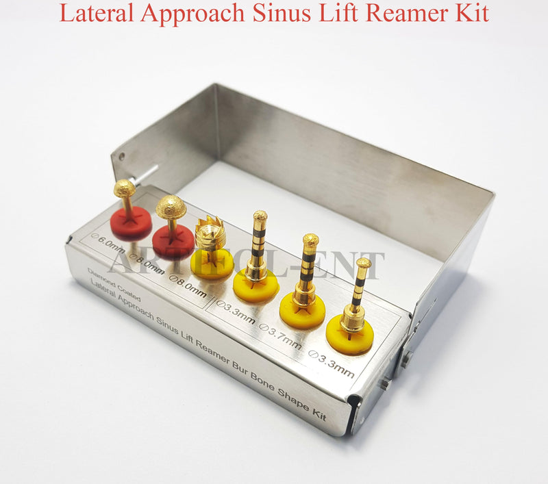 Dental Implant Lateral Approach Sinus Lift Reamer Drill Kit 6 Pcs