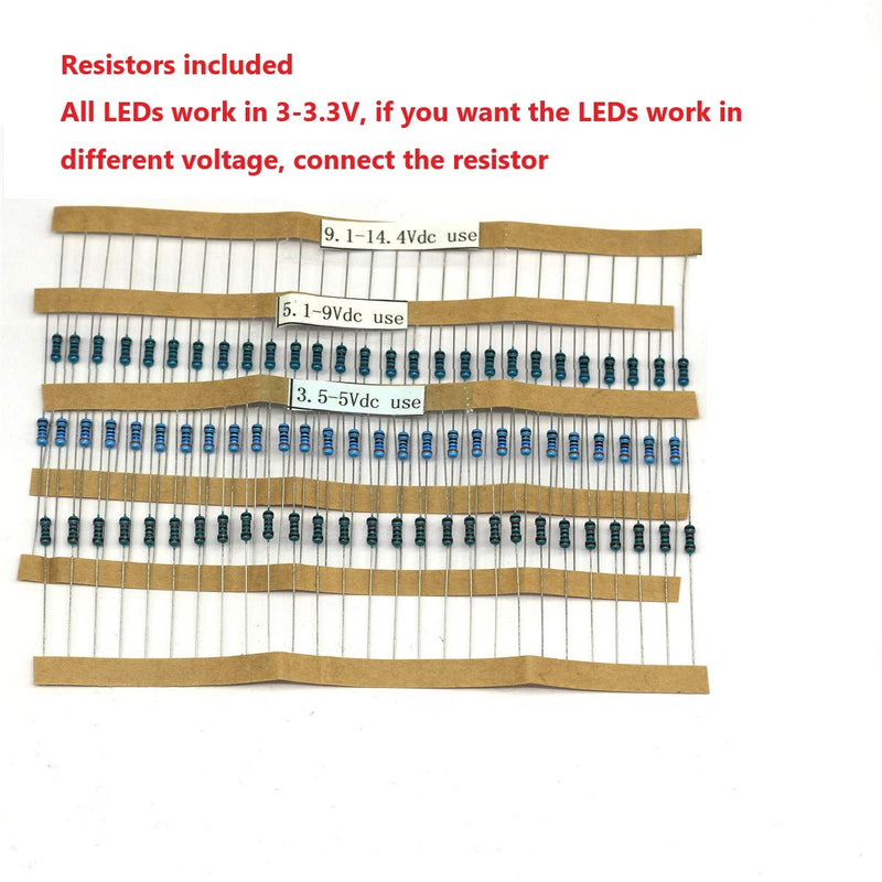 25 pcs Pre-soldered Rainbow RGB Flashing SMD Led 0605 + Muti-Resistor Micro Litz Wired Leads (1)rainbow Fast & Slow 25 Count (Pack of 1)