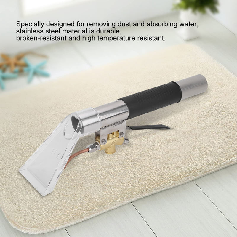 High Pressure Steam Cleaner Accessory Vacuum Nozzle, Carpet Cleanse Furniture Extractor, Auto Detail Wand Tool for Carpet Sofa Car Roof Interior Seat