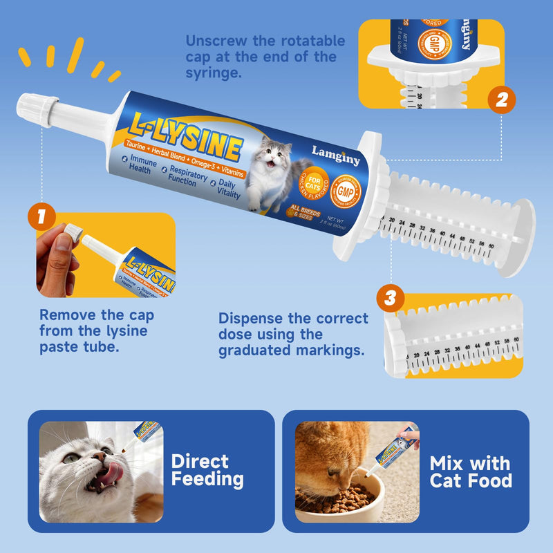 Lysine Drops for Cat & L-Lysine Paste for Cats