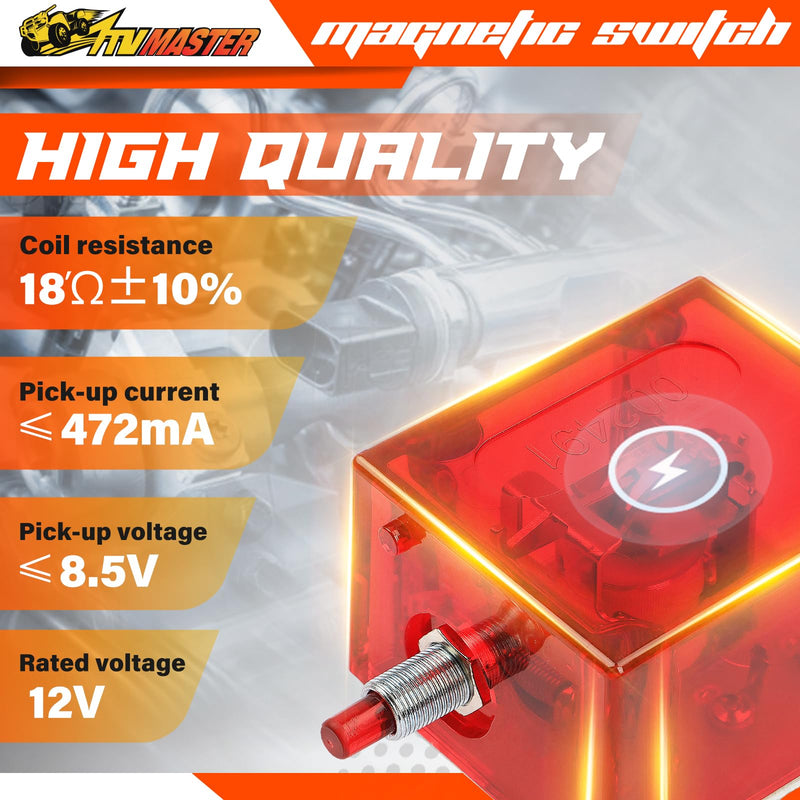 25700071 Push Button Magnetic Switch Fit for Murphy Switchgage Panels for Bandit Chipper Marine Diesel Generator Engines Shutdown Devices and Distributor Ignition