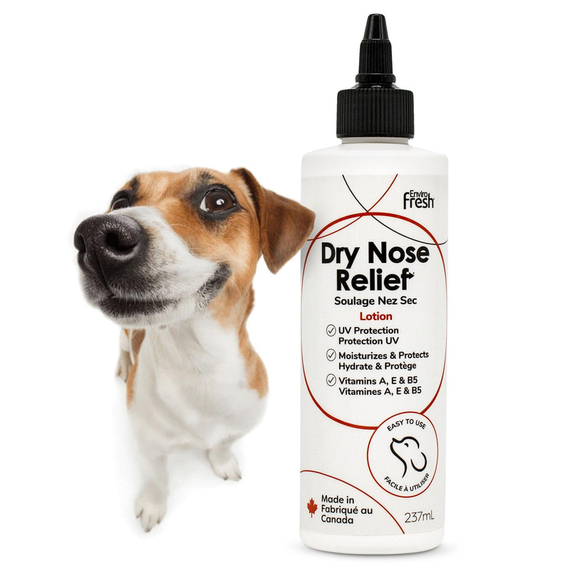Dry Nose Itch Relief Lotion Moisturizer for Dogs Nose by EnviroFresh, Balm Protection UV, Nourishing Snout Balm, Heals Dry Nose (8.45 Fl Oz)