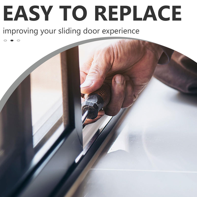 Colingmill 1 Pcs Sliding Screen Door Replacement Track 72 Inch Vinyl Bottom Track Sliding Door Screen Replacement Rail