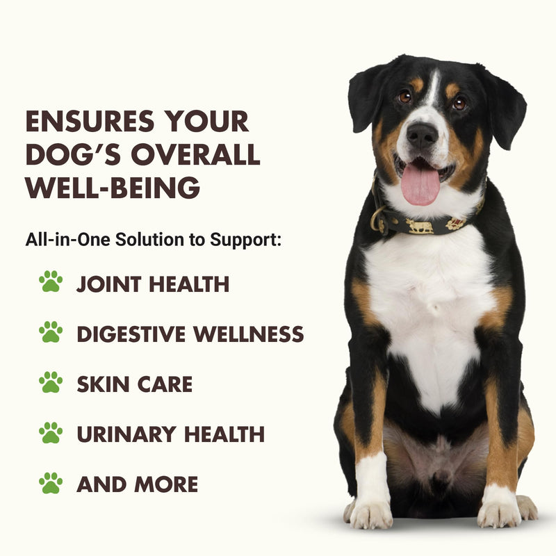 LIQUID-VET Total & Complete Support for Dogs – Joint, Allergy, Digestive & Immune Health – 10 Active Ingredients in 1 - Made for Picky Eaters (8 Fluid Ounces, Chicken) 8 Fluid Ounces
