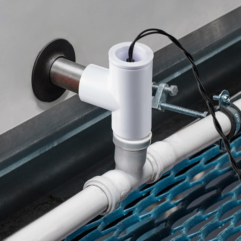1 Pack SS1 Condensate Overflow Switch, SS1 Float Switch T Shape with 3/4 Inch Adaptor and 6FT Wire, HVAC Overflow Shut Off Float Switch for HVAC System, Detect Condensate Overflow 1