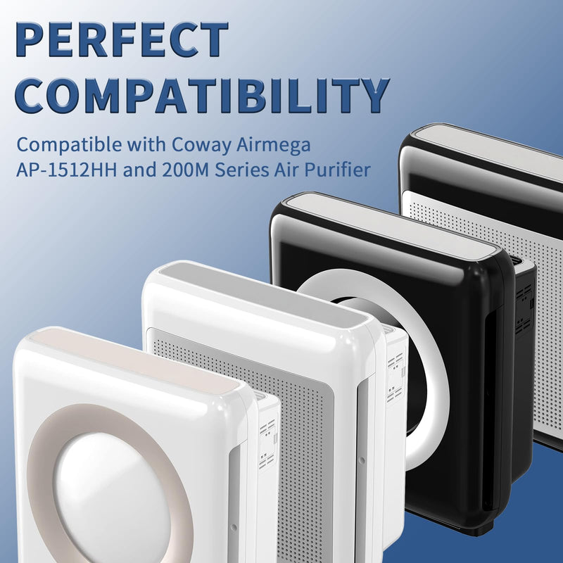 AP-1512HH Replacement Filter for Coway Airmega 200M Air Purifiers 2 Count (Pack of 1)