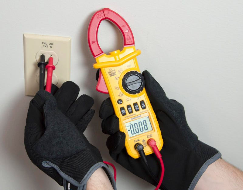 Sperry Instruments DSA600TRMS 12 Function True RMS Digital Clamp Meter, Yellow 600V, 600A AC 12 Function, 28 Range