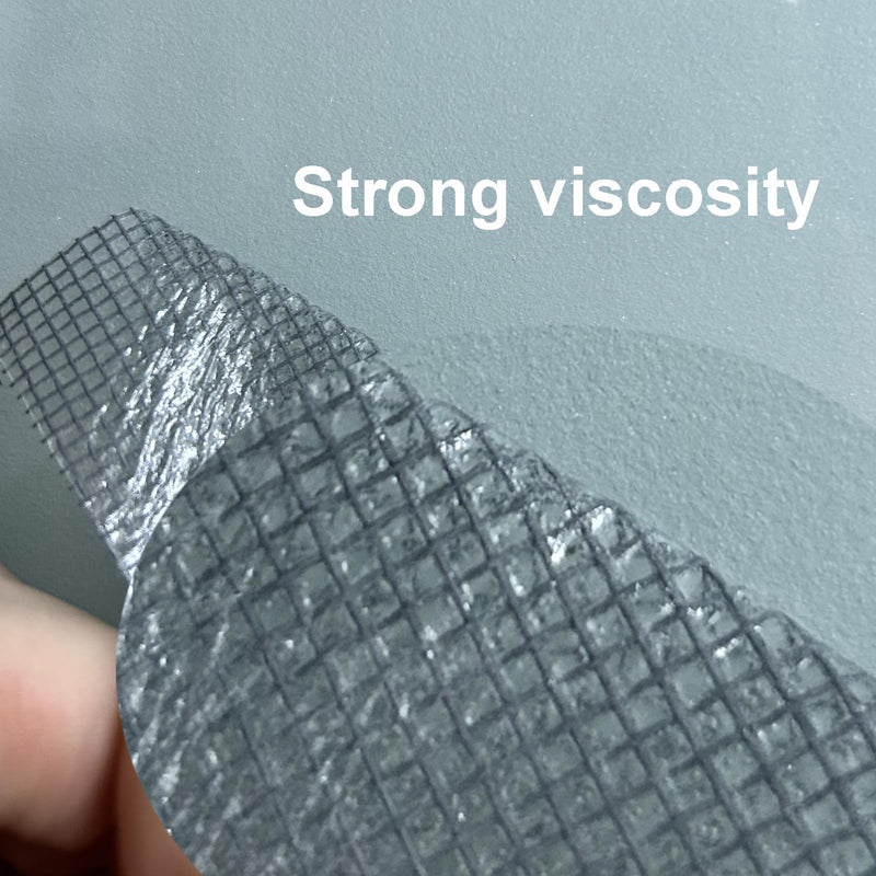 WELSTIK Screen Repair Tape,3-Layer Strong Adhesive Window Screen Doors Repair Patch Tape,Fiberglass Covering Mesh Repair(2"x79" Gray