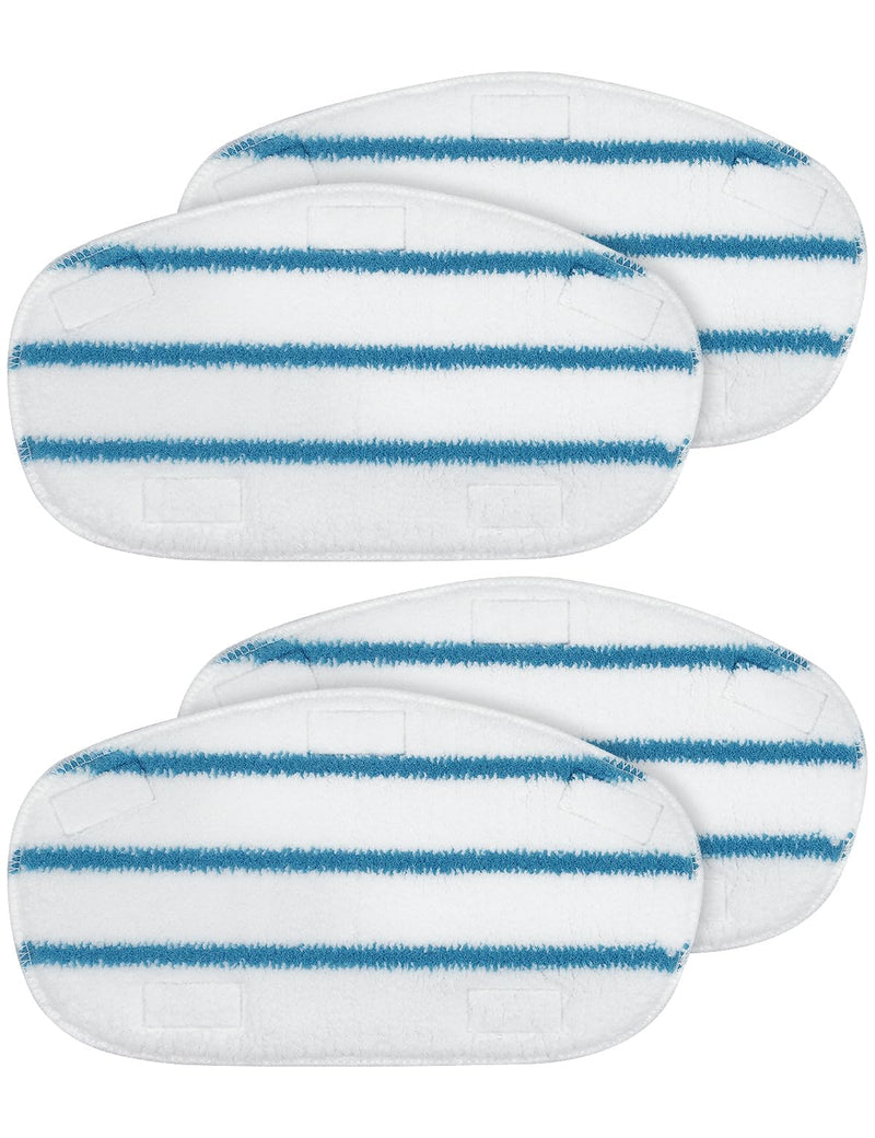 Steam Mop Pads Compatible with PurSteam ThermaPro 10-in-1 and ThermaPro 211 Steam Mop Cleaner Microfiber Pur steam Mop Replacement Pads Washable Reusable Steam Mop Pads for Steamer Floor Cleaning 4 Pack-pursteam Thermapro Steamer Mop Pad