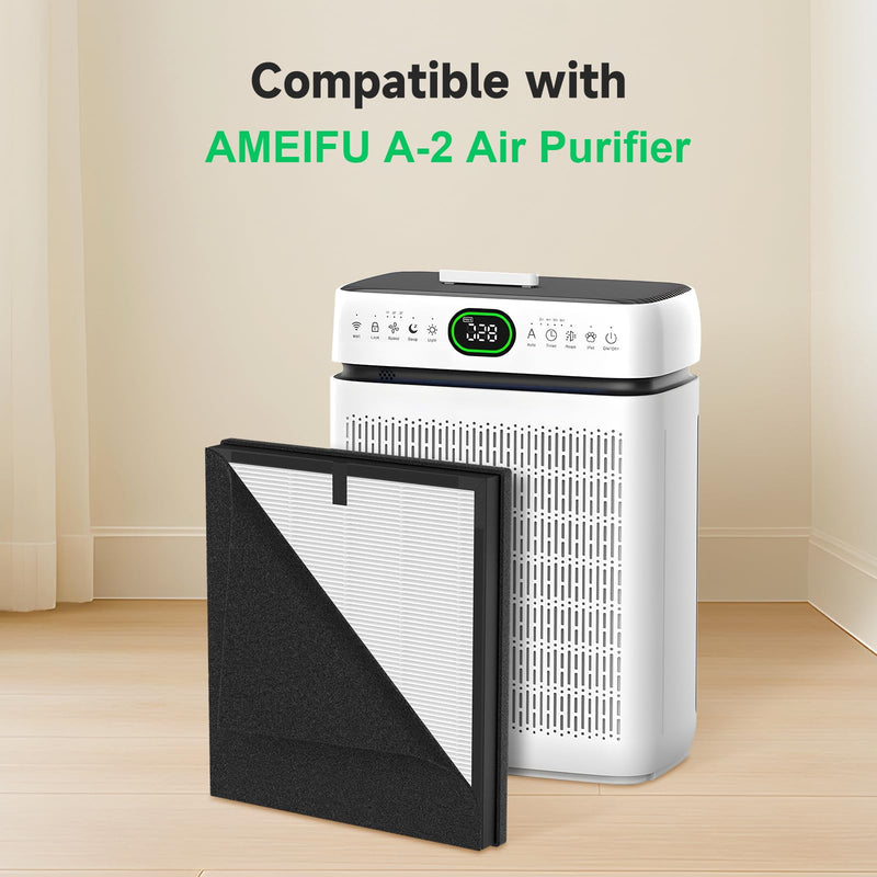 2 Pack A-2 Replacement Filter Compatible with AMEIFU A-2 Air Purifiers 2 Pack