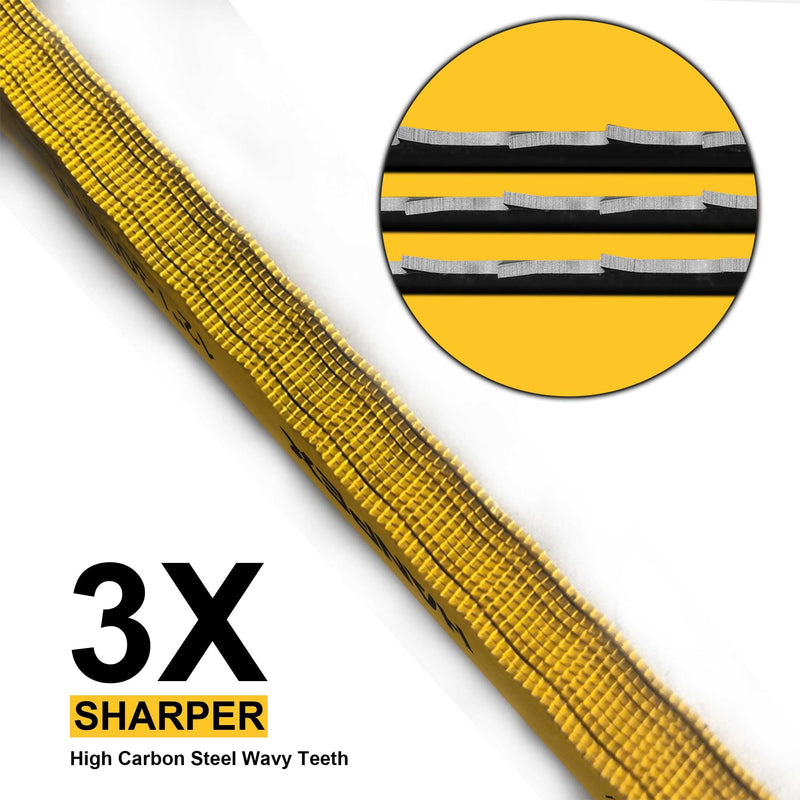 Hacksaw Replacement Blades Set (10 Pack) High Speed 12" Length Hack Saw Blade - High Carbon Steel (HCS) Cutting Blades Blade Set