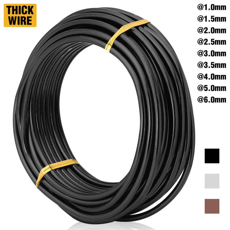 Bronze-4.0-Anodized Aluminum Bonsai training wire 250g Large Roll,Many Size to Choose,KSVZS Bendable Metal Wire for Crafts,Sculpting,Armature and Daily Use,Necessities for family Bronze-4.0