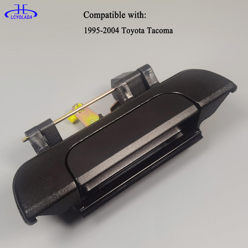 Upgraded Metal Tailgate Handle Latch for Toyota Tacoma Pickup 1995-2004, Replace OEM 6909035010, TO1915102, 79605, Textured Black