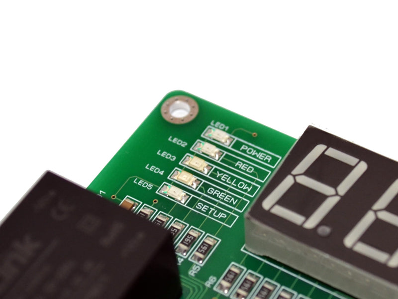 37+ Modes Sequencer Board 3 Channel AC Voltage 100-240VAC 50HZ 60HZ RED Green Yellow RYG AC Light Control NO Coding Required Has Display for Easy Programming Solid State Relay