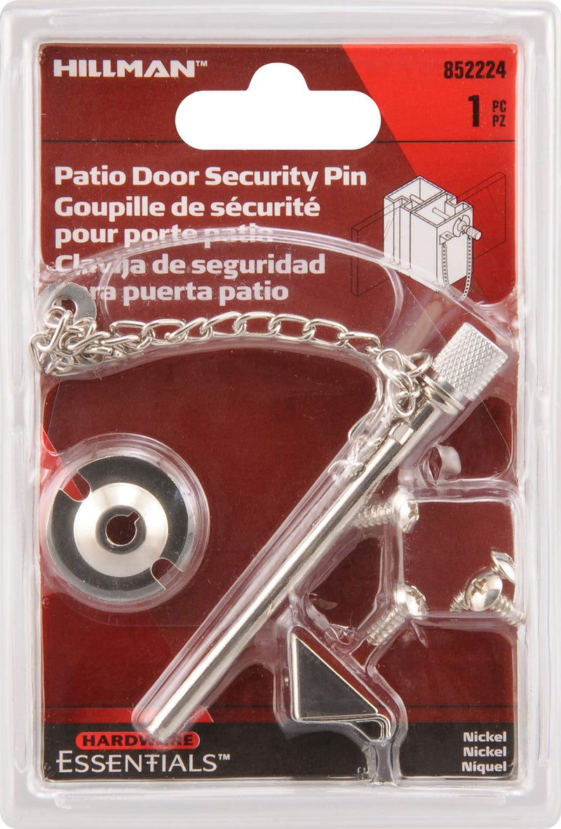 852224 Patio Door Security Pin, Silver