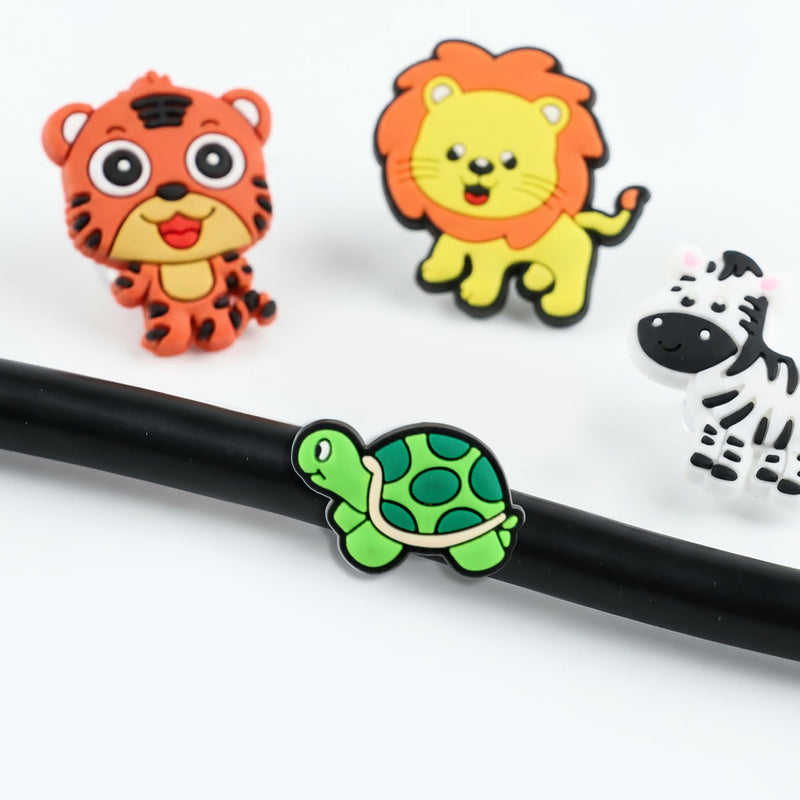10Pcs Cute Animal Stethoscope Charms, Plastic Decor Stethoscope Accessories for Pediatric Doctor,Veterinarians,Nurses, Doctors,Technicians, Surgeons