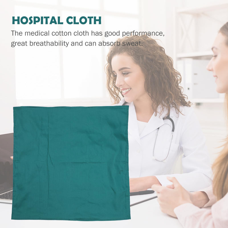 ULTECHNOVO 3pcs Surgical Care Operating Comfortable Room Absorbent Towels Professional Home Cotton Practical Cloth Green Medical for Wrap Xcm Towel
