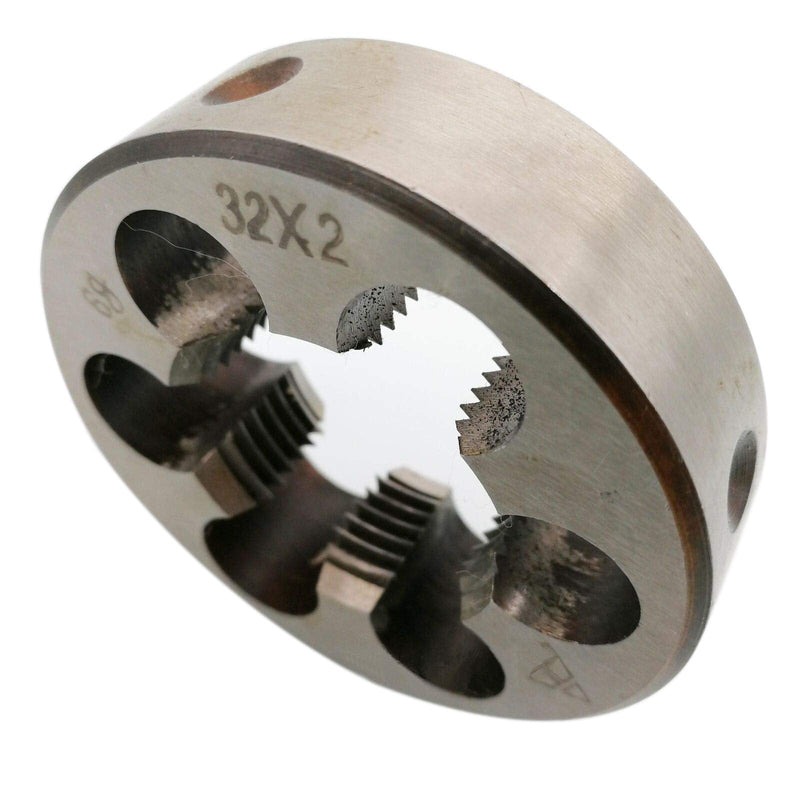 HSS 32mm x 2 Metric Die Right Hand Thread M32 x 2mm Pitch