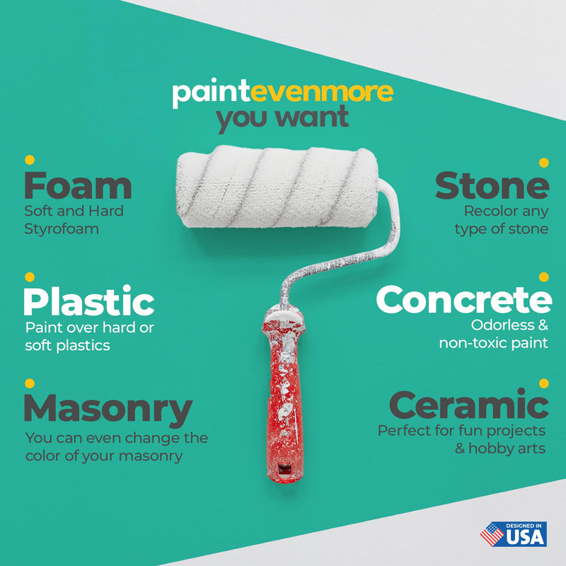 PENTAUSA All in One Paint - Emerald Waterproof Paint for Bathroom, Tub, Tile, Sink, Kitchen Cabinets, Countertops, Wet Surface, 8.45oz