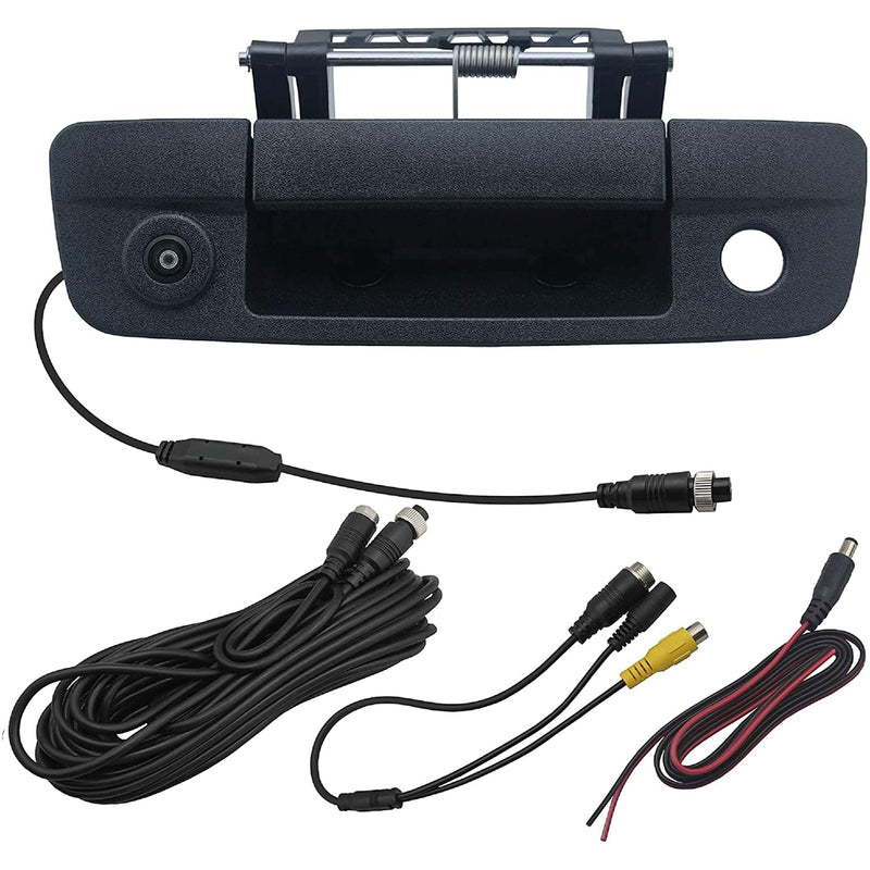 Tailgate Handle with Rearview Backup Camera Compatible for Dodge Ram 1500(Years 2009-2017),2500 3500 (Years 2010-2017), RCA Connector 2009-2017 Dodge Ram